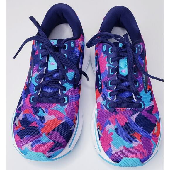 BROOKS GHOST 15 Athletic Running Shoes Blue/Eclipse/Purple Women's Size 7.5M VGC - Picture 8 of 15